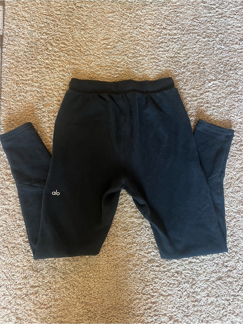 ALO Yoga mens Black Jogger Sweatpants